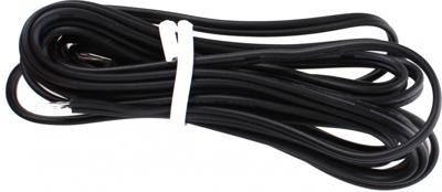 verlichtingssnoer 2-aderig 210 cm zwart