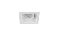 Trio Richtbare inbouwspotKenai GU10 vierkant wit - 651600131