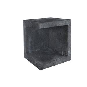 U-element hoek zwart 40x40x50 cm - Gardenlux