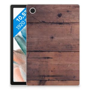 Samsung Galaxy Tab A8 2021/2022 Silicone Tablet Hoes Old Wood