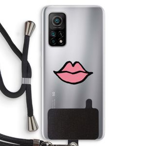 Kusje: Xiaomi Mi 10T 5G Transparant Hoesje met koord