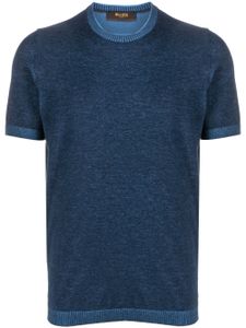 Moorer t-shirt Jude-VCR en coton - Bleu