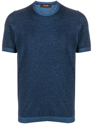 Moorer t-shirt Jude-VCR en coton - Bleu