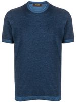 Moorer t-shirt Jude-VCR en coton - Bleu