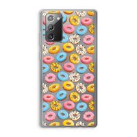 Pink donuts: Samsung Galaxy Note 20 / Note 20 5G Transparant Hoesje