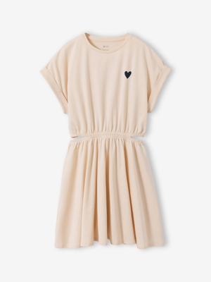 Meisjesjurk met openingen aan de zijkanten JONEN vanille Meisjesjurk met openingen aan de zijkanten JONEN vanille