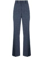 MARANT ÉTOILE pantalon de tailleur à taille haute - Bleu