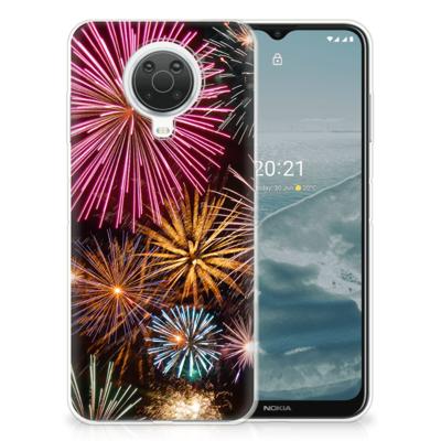 Nokia G20 | G10 | Sillicone Back Cover | Vuurwerk