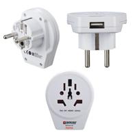 Hama Reisadapter World To Europe USB Voor 2- En 3-polige Apparaten 1x USB Hama Reisadapter World To Europe USB Voor 2- En 3-polige Apparaten 1x USB