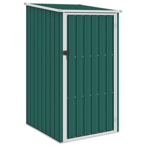 VidaXL Tuinschuur 87x98x159 cm gegalvaniseerd staal groen
