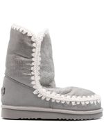 Mou bottines Eskimo 24 en cuir - Gris - thumbnail