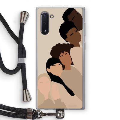 Sweet creatures: Samsung Galaxy Note 10 Transparant Hoesje met koord