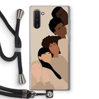 Sweet creatures: Samsung Galaxy Note 10 Transparant Hoesje met koord
