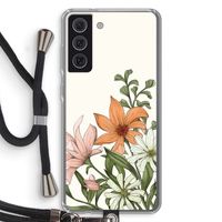 Floral bouquet: Samsung Galaxy S21 FE Transparant Hoesje met koord