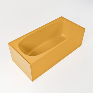 Vrijstaand bad Mondiaz Freeze | 180x85 cm | Solid surface | Ovaal | Ocher