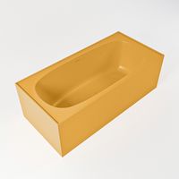 Vrijstaand bad Mondiaz Freeze | 180x85 cm | Solid surface | Ovaal | Ocher Vrijstaand bad Mondiaz Freeze | 180x85 cm | Solid surface | Ovaal | Ocher
