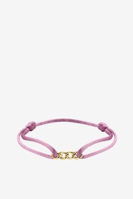Just Franky armband Chain Satin geelgoud