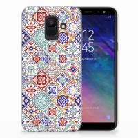 Samsung Galaxy A6 (2018) | TPU | Siliconen hoesje | Tiles Color