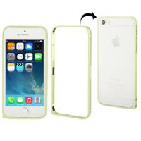 0,7 mm Ultra licht afneembaar Premium metalen/kunstof frame ontmoet schroevendraaier & schroeven voor iPhone 5 & 5S (groen)