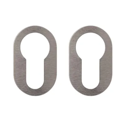 Nuda cilinderplaatjes 26×42 mm satijn chroom