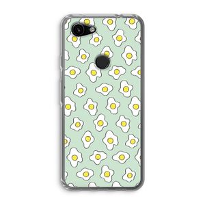 Spiegeleitjes: Google Pixel 3a Transparant Hoesje
