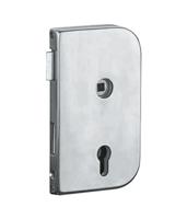 Glasdeurslot tegenkast tbv Office DIN-R rvs mat