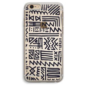 Marrakech print: iPhone 6 Plus / 6S Plus Transparant Hoesje