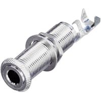 Rean AV NYS2202 Jackplug 6,35 mm Bus, inbouw horizontaal Aantal polen: 2 Mono Zilver 1 stuk(s)