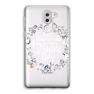 Diamonds: Honor 6X Transparant Hoesje