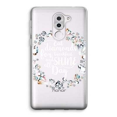 Diamonds: Honor 6X Transparant Hoesje