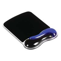 Kensington Duo Gel zwart / blauw muismat
