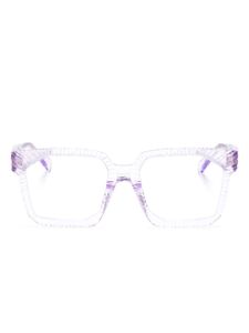 Kuboraum lunettes de vue K30 à monture carrée - Violet