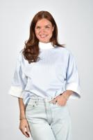 JOHNY blouse Stella white/blue