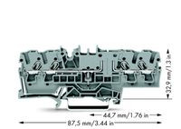 2002-1861  (50 Stück) - Feed-through terminal block 5,2mm 16A 2002-1861 - thumbnail