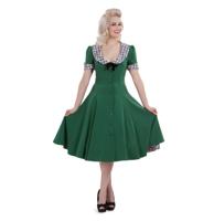 Claire Circle Dress Green-S | 40% korting