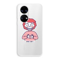 Hartje: Huawei P50 Transparant Hoesje