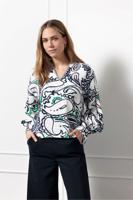 Studio Anneloes Nala Paisley Top 12530 T-shirt Lange Mouw 9997 Multi Color