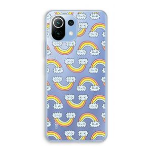 Regenboog: Xiaomi Mi 11 Lite Transparant Hoesje