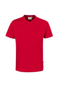 Hakro 226 V-neck shirt Classic - Red - XL