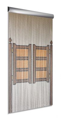 Aluminium Vliegengordijn Degor - Klapdeur 90 x 210 cm