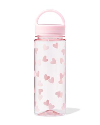 HEMA Drinkfles 700ml Hartjes