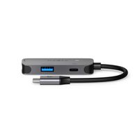 Nedis USB Multi-Port Adapter | USB 3.2 Gen 1 | USB-C Male | HDMI Output / USB-A Female / USB-C Female | 5 Gbps | 0.10 m | Rond | Vernikkeld | PVC |