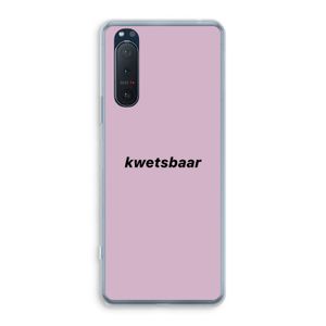 kwetsbaar: Sony Xperia 5 II Transparant Hoesje