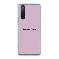 kwetsbaar: Sony Xperia 5 II Transparant Hoesje
