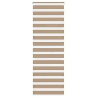 VidaXL Zebra blind 85x200 cm stofbreedte 80,9 cm polyester zandbruin