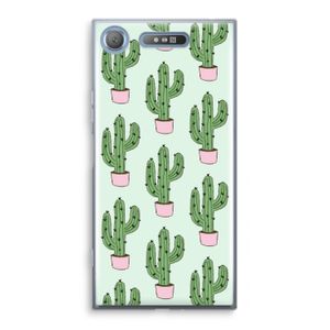 Cactus Lover: Sony Xperia XZ1 Transparant Hoesje