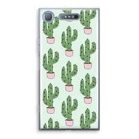 Cactus Lover: Sony Xperia XZ1 Transparant Hoesje - thumbnail