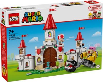 lego 71435 super mario gevecht met Roy bij peach kasteel