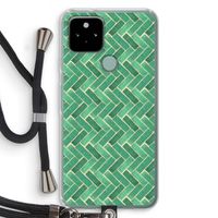 Moroccan tiles 2: Pixel 5 Transparant Hoesje met koord
