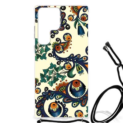 Anti Shock Case Samsung Galaxy S23 Ultra Barok Flower Anti Shock Case Samsung Galaxy S23 Ultra Barok Flower